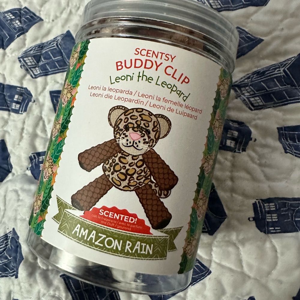 Scentsy Leoni the Leopard Buddy Clip - Brown and Tan